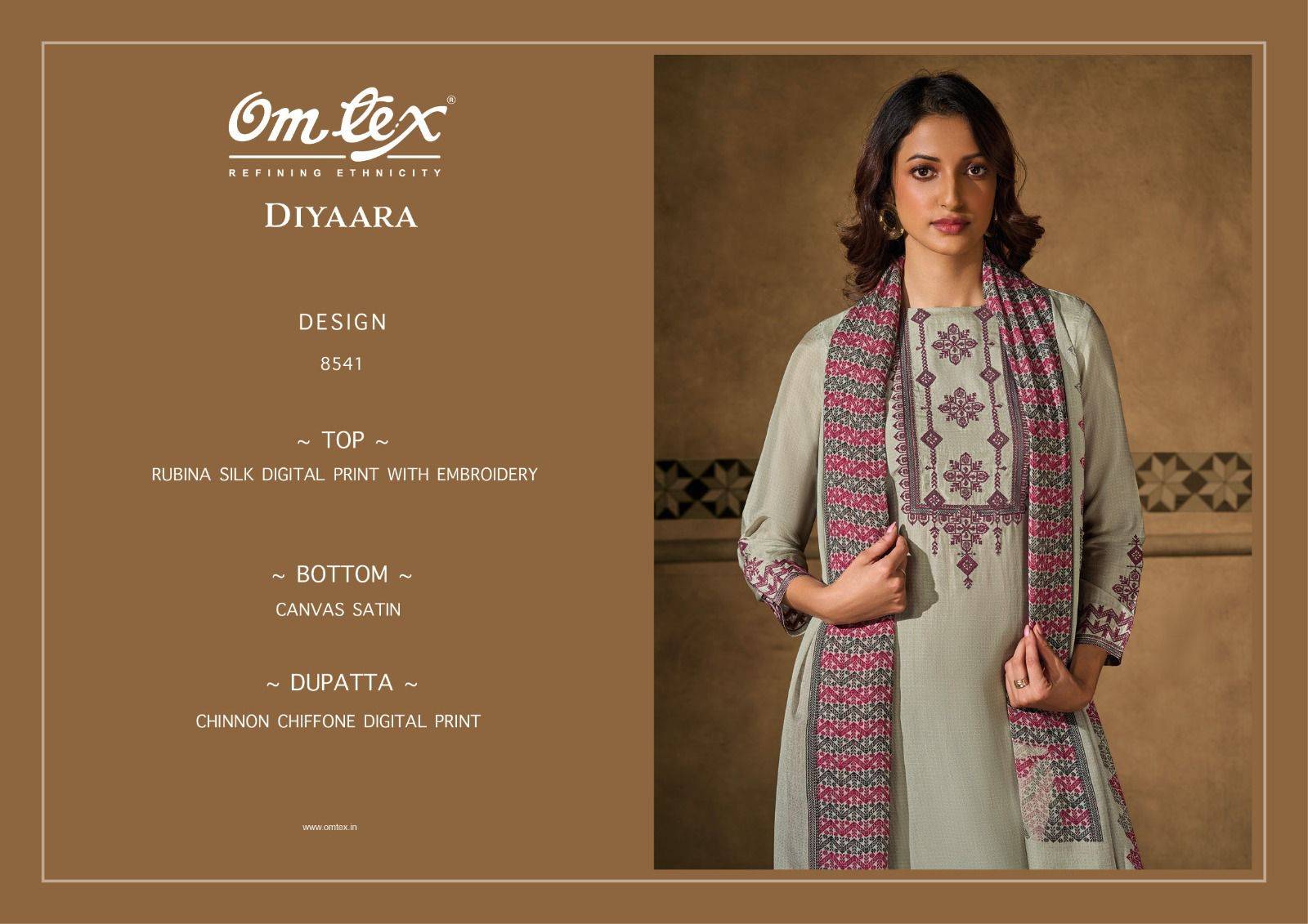Omtex diyaara kolkata dress material wholesale